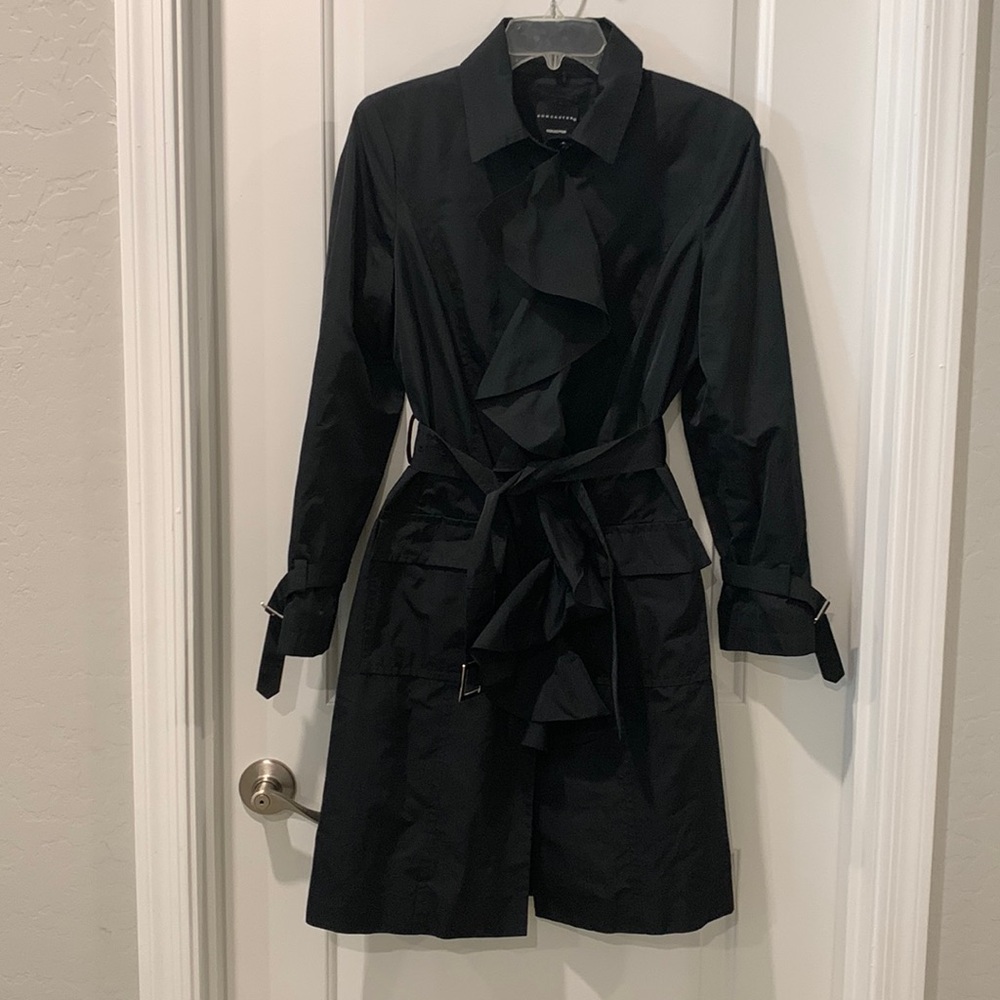 Black Doncaster dress coat